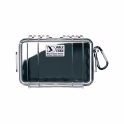 Peli 1050 MicroCase, Folio porte carte, 380 g, Noir, Transparent