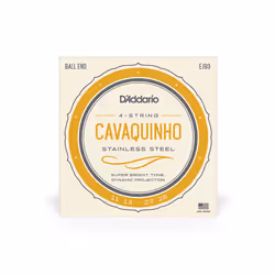 D'Addario EJ93, Acier inoxydable, 4 pièce(s)