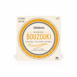 D'Addario EJ97, Bouzouki, Acier, 8 pièce(s)