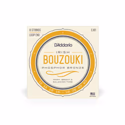 D'Addario EJ81, Bouzouki, Bronze phosphoreux, 8 pièce(s)