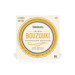 D'Addario EJ81 corde d'instrument de musique 8 pièce(s) Bronze phosphoreux Bouzouki