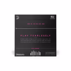 D'Addario NYXL0940BT corde d'instrument de musique Electrique 6 pièce(s) Acier Guitare