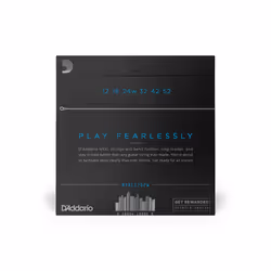D'Addario NYXL1252W corde d'instrument de musique Electrique 6 pièce(s) Acier Guitare