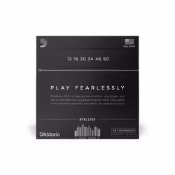 D'Addario NYXL1260 corde d'instrument de musique Electrique 6 pièce(s) Acier Guitare