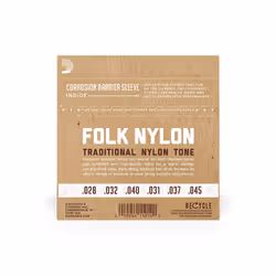 D'Addario EJ32C corde d'instrument de musique Classique 6 pièce(s) Nylon Guitare