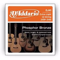 D'Addario EJ41, Guitare, Acoustique, 12 pièce(s)