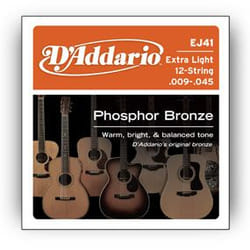 D'Addario EJ41 corde d'instrument de musique Acoustique 12 pièce(s) Guitare