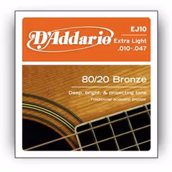 D'Addario EJ10, Guitare, Acier, Acoustique, 6 pièce(s)