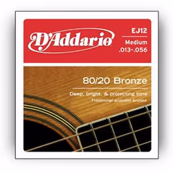 D'Addario EJ12, Guitare, Acier, Acoustique, 6 pièce(s)