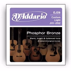D'Addario EJ26, Guitare, Acier, Acoustique, 6 pièce(s)