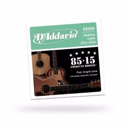 D'Addario EZ920, Guitare, Acier, Acoustique, 6 pièce(s)