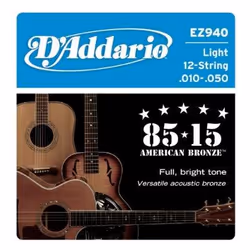 D'Addario EZ940, Guitare, Acier, Acoustique, 6 pièce(s)