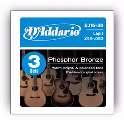 D'Addario EJ16-3D