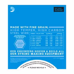 D'Addario EXL115-3D corde d'instrument de musique Electrique 18 pièce(s) Acier Guitare