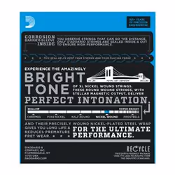 D'Addario EXL120-3D corde d'instrument de musique Electrique 18 pièce(s) Acier Guitare
