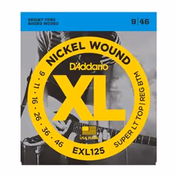 D'Addario EXL125, Guitare, Acier, Electrique, 6 pièce(s)