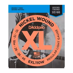 D'Addario EXL110W, Guitare, Acier, Electrique, 6 pièce(s)