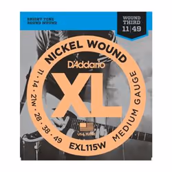 D'Addario EXL115W, Guitare, Acier, Electrique, 6 pièce(s)
