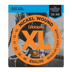 D'Addario ESXL110 corde d'instrument de musique Electrique 6 pièce(s) Acier Guitare