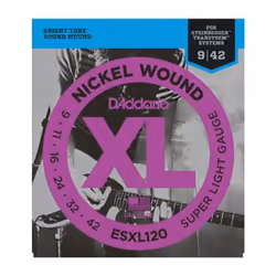 D'Addario ESXL120, Guitare, Acier, Electrique, 6 pièce(s)