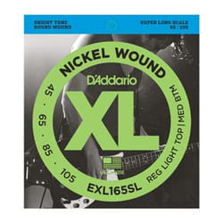 D'Addario EXL165SL corde d'instrument de musique Basse 4 pièce(s) Acier Guitare