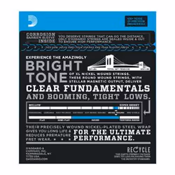 D'Addario EXL165SL corde d'instrument de musique Basse 4 pièce(s) Acier Guitare
