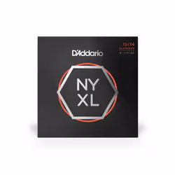 D'Addario NYXL1074 corde d'instrument de musique Electrique 8 pièce(s) Acier Guitare