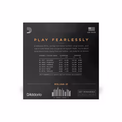 D'Addario NYXL1046-3P corde d'instrument de musique Electrique 6 pièce(s) Acier Guitare