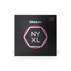 D'Addario NYXL45100 corde d'instrument de musique Électrique/Basse 4 pièce(s) Acier Guitare