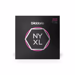 D'Addario NYXL45130 corde d'instrument de musique Électrique/Basse 5 pièce(s) Acier Guitare