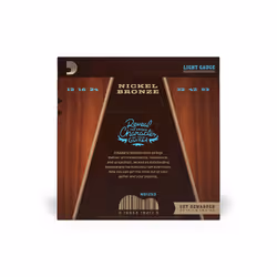 D'Addario NB1253 corde d'instrument de musique Acoustique 6 pièce(s) Bronze phosphoreux Guitare