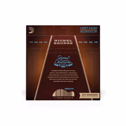 D'Addario NBM1038 corde d'instrument de musique 8 pièce(s) Bronze phosphoreux Mandoline