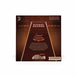 D'Addario NBM1140 corde d'instrument de musique 8 pièce(s) Bronze phosphoreux Mandoline