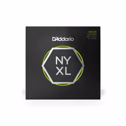D'Addario NYXL45125 corde d'instrument de musique Électrique/Basse 5 pièce(s) Acier Guitare