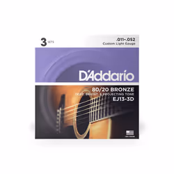 D'Addario EJ13-3D, Guitare, Acoustique, 18 pièce(s)