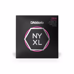 D'Addario NYXLS0942 corde d'instrument de musique Electrique 6 pièce(s) Acier Guitare