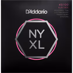 D'Addario NYXLS45100, Guitare, Acier, Basse, 4 pièce(s)