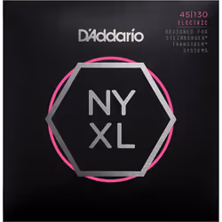 D'Addario NYXLS45130, Guitare, Acier, Basse, 5 pièce(s)