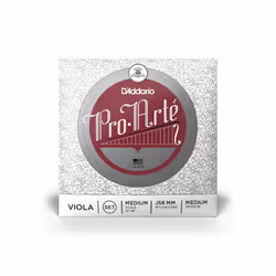 D'Addario J5802-MM Pro Arte Viola Einzelsaite 'D' Aluminium Medium Medium 1 pièce(s) Synthétique Alto