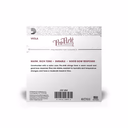 D'Addario J5804-MM Pro Arte Viola Einzelsaite 'C' Silber Medium Medium 1 pièce(s) Synthétique Alto