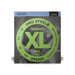 D'Addario EPS300 corde d'instrument de musique Basse 4 pièce(s) Acier inoxydable Guitare