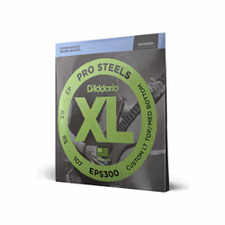 D'Addario EPS300 corde d'instrument de musique Basse 4 pièce(s) Acier inoxydable Guitare
