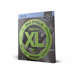 D'Addario EPS300 corde d'instrument de musique Basse 4 pièce(s) Acier inoxydable Guitare