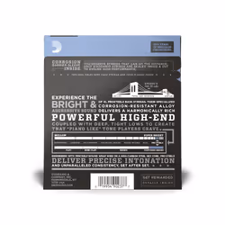 D'Addario EPS300-5 corde d'instrument de musique Basse 5 pièce(s) Acier inoxydable Guitare