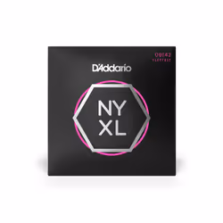 D'Addario NYXL0942 corde d'instrument de musique Electrique 6 pièce(s) Acier Guitare