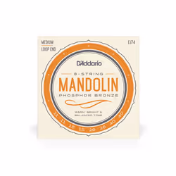 D'Addario EJ74 corde d'instrument de musique 8 pièce(s) Mandoline