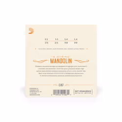 D'Addario EJ67 corde d'instrument de musique 8 pièce(s) Acier Mandoline