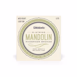 D'Addario EJ75 corde d'instrument de musique 8 pièce(s) Mandoline