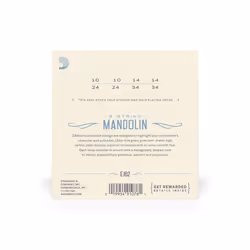 D'Addario EJ62 corde d'instrument de musique 8 pièce(s) Mandoline