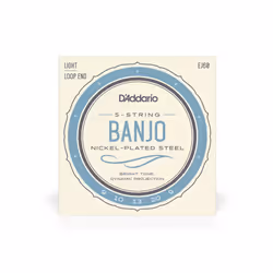 D'Addario EJ60 corde d'instrument de musique 5 pièce(s) Acier Banjo